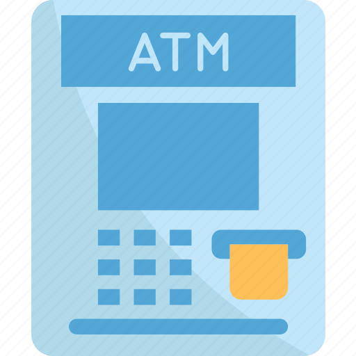 Atm, machine, cash, bank, money icon - Download on Iconfinder