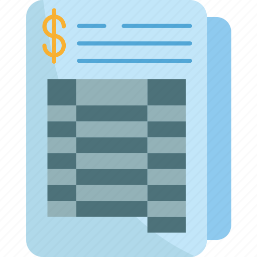 Banking, statement, accounting, balance, finance icon - Download on Iconfinder