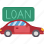 car, loan, debt, asset, sale 