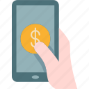 mobile, banking, transaction, financial, online
