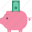 money, saving, piggy, deposit, banking 