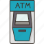 atm, money, cash, withdraw, bank 