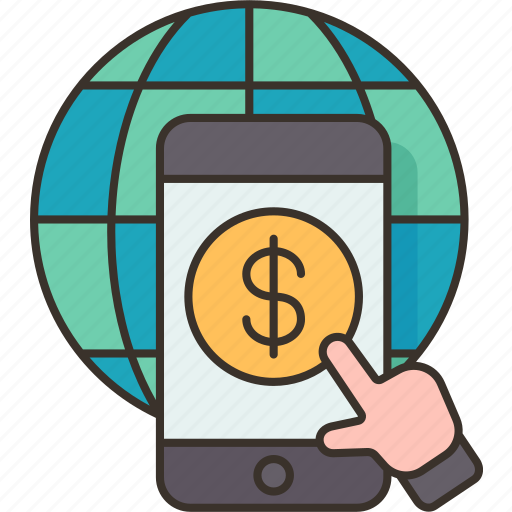 Banking, online, mobile, transaction, connection icon - Download on Iconfinder