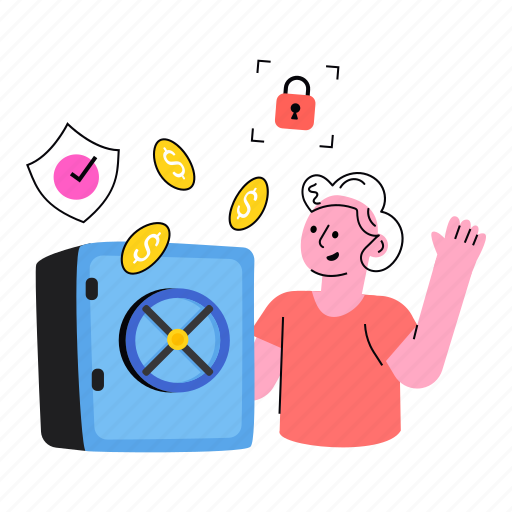 Money, security, protection, secure illustration - Download on Iconfinder