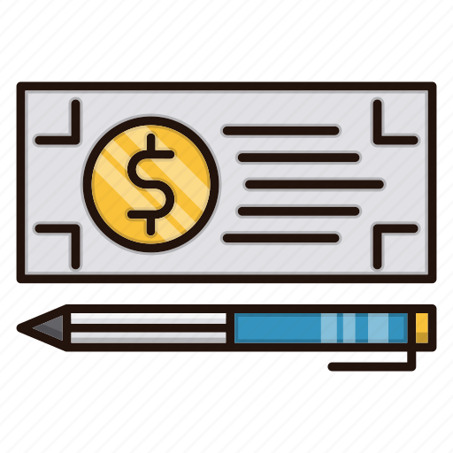 Bank, banking, check, currency, money, payment icon - Download on Iconfinder