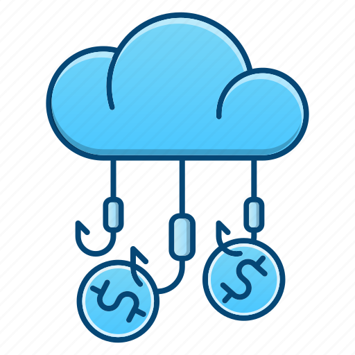 Cloud, fishing, funds, hunting, money icon - Download on Iconfinder