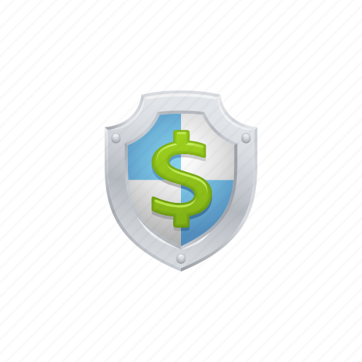 Dollar, insurance, investment, savings, security, shield icon - Download on Iconfinder