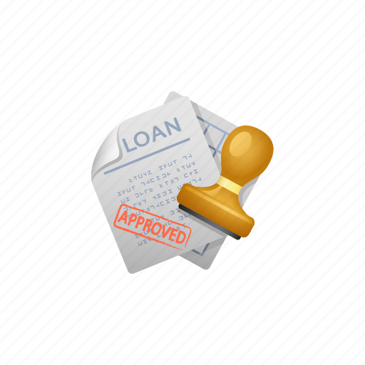 Approved, bank loan, contract, document, loan, stamp icon - Download on Iconfinder