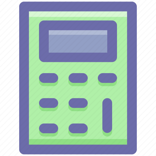 Accounting, calculate, calculator, education, machine, math, stationery icon - Download on Iconfinder