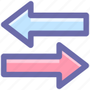 arrows, direction, flip, horizontal, swap, switch