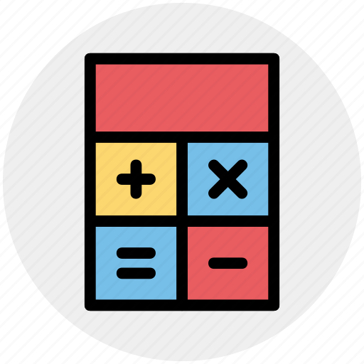 Accounting, calculate, calculator, machine, math, office, stationery icon - Download on Iconfinder