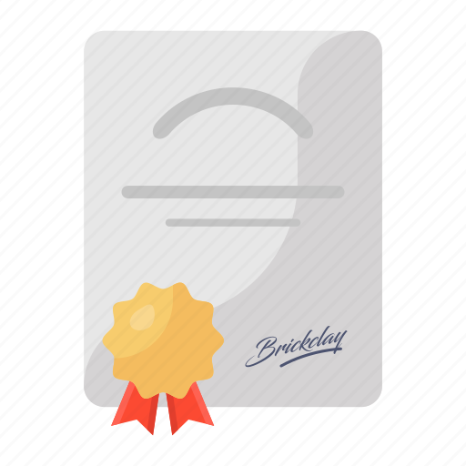 Certificate, award, deed, degree, diploma icon - Download on Iconfinder