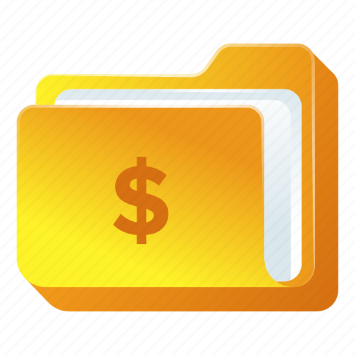 Business folder, financial folder, business archive, financial record, financial archive icon - Download on Iconfinder