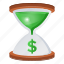 business time, time is money, financial time, business efficiency, sand glass 