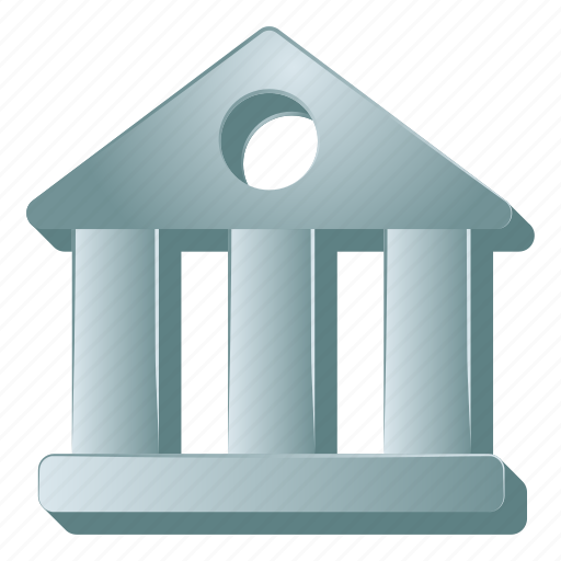 Bank building, bank, depository house, financial institute, bank architecture icon - Download on Iconfinder