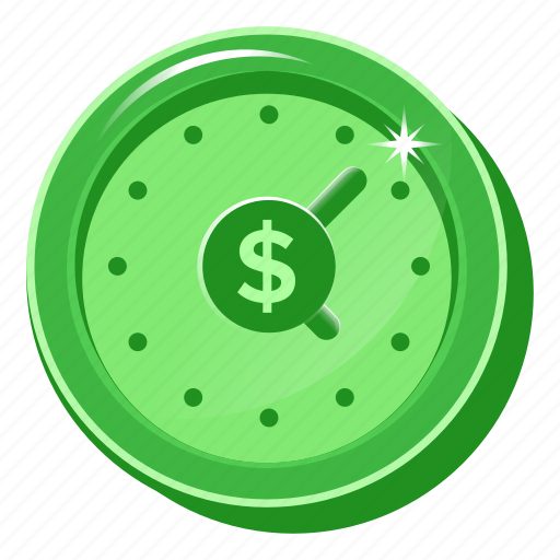 Business time, time is money, financial time, business efficiency, clock icon - Download on Iconfinder