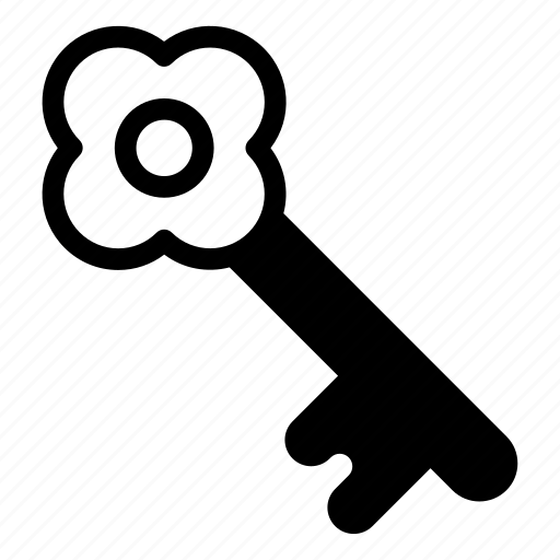 Key, locker key, door key, security, lock key icon - Download on Iconfinder