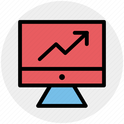 Analytics, business, computer chart, graph, monitoring, statistic icon - Download on Iconfinder