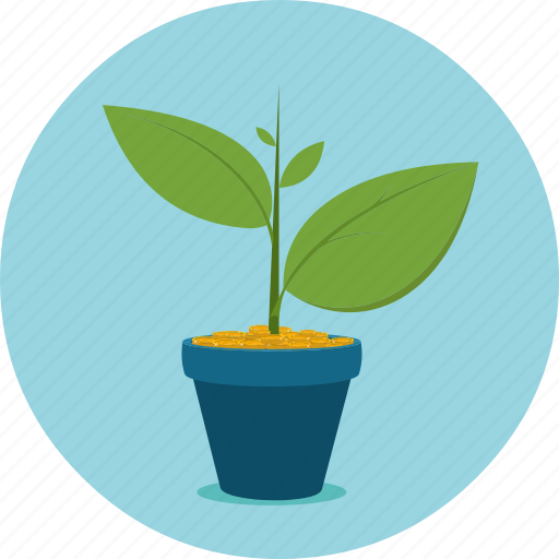 Growing, growth, money, mutual funds, plant, profit, saving icon - Download on Iconfinder