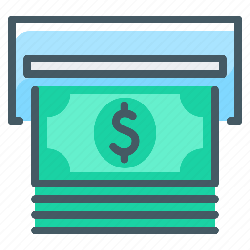 Banking, cash, cash out, money, out icon - Download on Iconfinder