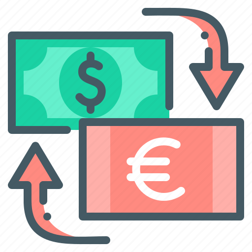 Dollar, euro, exchange, money, money exchange icon - Download on Iconfinder