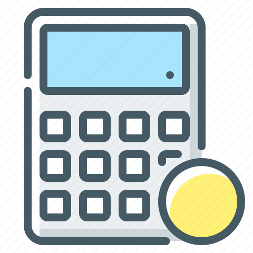 Calculate, calculator, ripple calculator, credit calculator icon - Download on Iconfinder