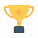 award, reward, cup, ribbon, star, win