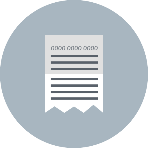 Bill, invoice, paid, paper, receipt icon - Free download