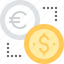 coin, currency, dollar, euro, exchange, finance, money