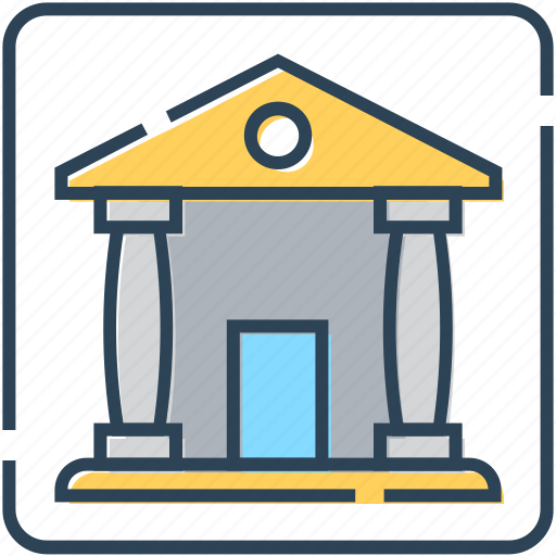 Bank, banking, building, finance, real estate icon - Download on Iconfinder
