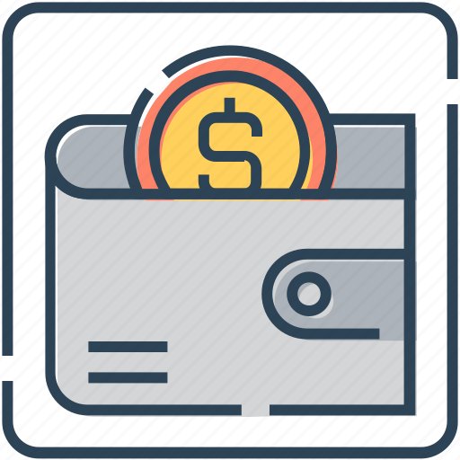 Cash wallet, coins, dollar, finance, purse, wallet icon - Download on Iconfinder