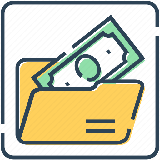 Archives, cash, dollar, folder, money, payment icon - Download on Iconfinder