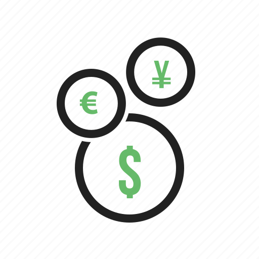 Business, currency, dollar, euro, finance, pound, yen icon - Download on Iconfinder
