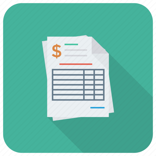 Accounting, bill, document, invoice, invoicetemplate, payment, receipt icon - Download on Iconfinder