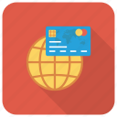 cardsglobalwhite, credit, globe, money, payment