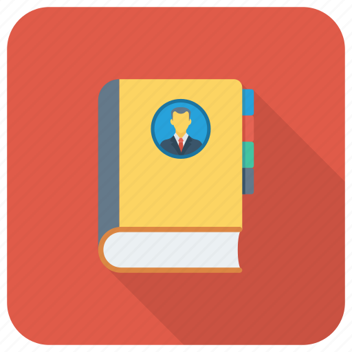Addressbook, contactbook, contract, education, phone, phonebook, reading icon - Download on Iconfinder