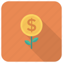 coins, currency, money, moneytree, nature, plant, tree