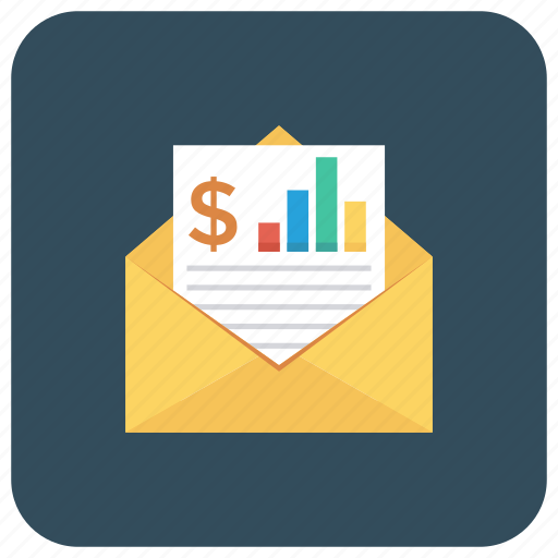 Analytics, book, eml, envelope, letter, message, report icon - Download on Iconfinder