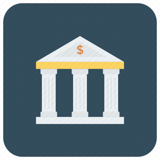 Bank, bankbuilding, banker, banking, cash, finance, money icon - Download on Iconfinder