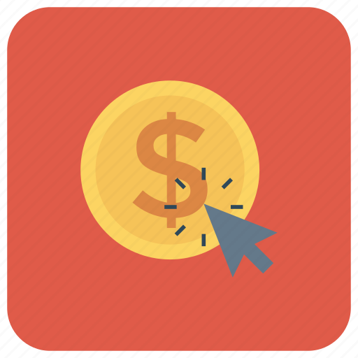 Cash, click, money, payment, payperclick, ppc icon - Download on Iconfinder
