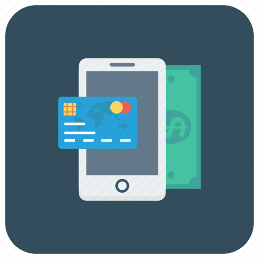 Cash, credit, money, payment, phone, smartphone icon - Download on Iconfinder