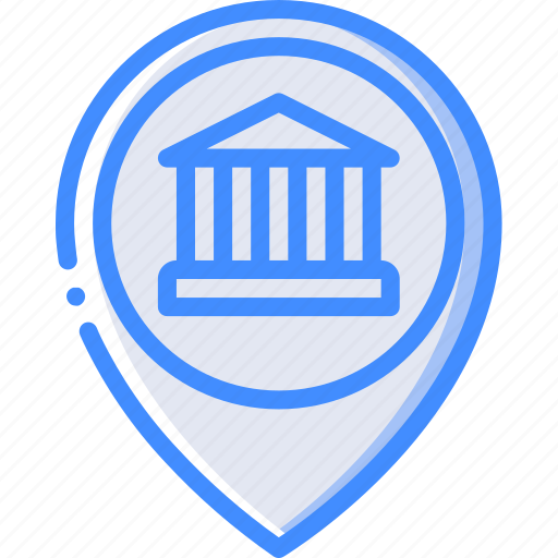 Bank, banking, finance, location, money icon - Download on Iconfinder