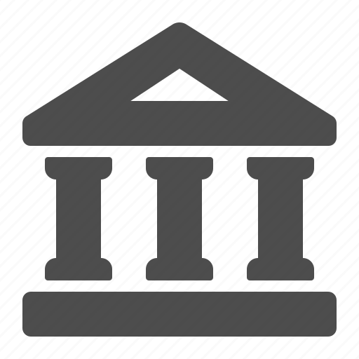 Bank, building, columns, courthouse, finance, financial icon - Download on Iconfinder