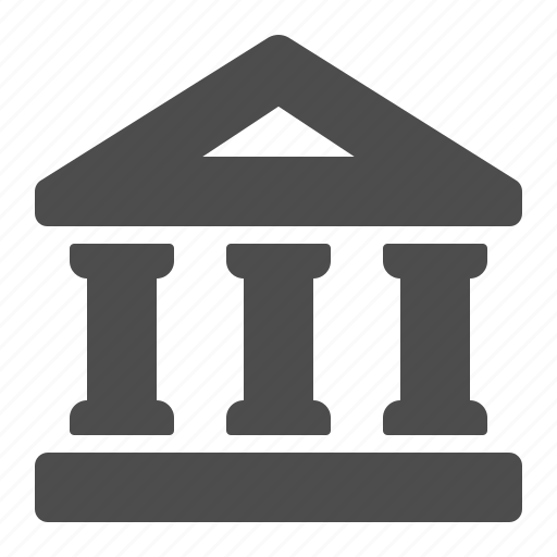 Bank, building, columns, courthouse, finance, financial icon - Download on Iconfinder