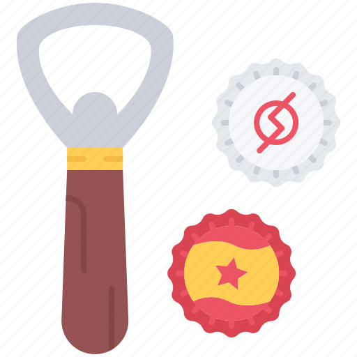 Bar, bottle, cap, club, opener, party icon - Download on Iconfinder