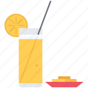 bar, club, glass, juice, orange, party, straw