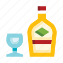 bar, alcohol, cognac, brandy, glass, bottle