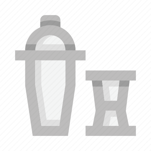 Bar, barman, shaker, measuring, cup, cocktail icon - Download on Iconfinder