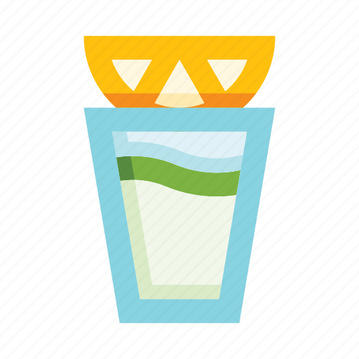 Shot, glass, lemon, vodka, tequila, bar icon - Download on Iconfinder