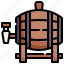 barrel, alcohol, drink, liquor 